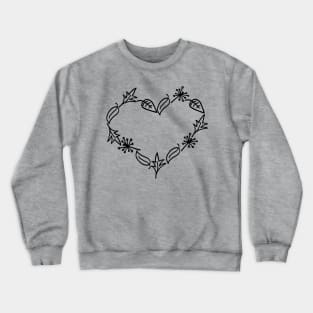 Heart of Leaves Crewneck Sweatshirt
